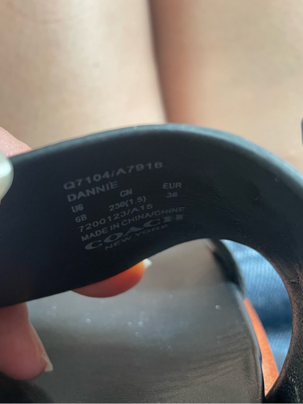 COACH Dannie Studded Gladiator Sandals - Metallic Grey - Picture 6 of 6